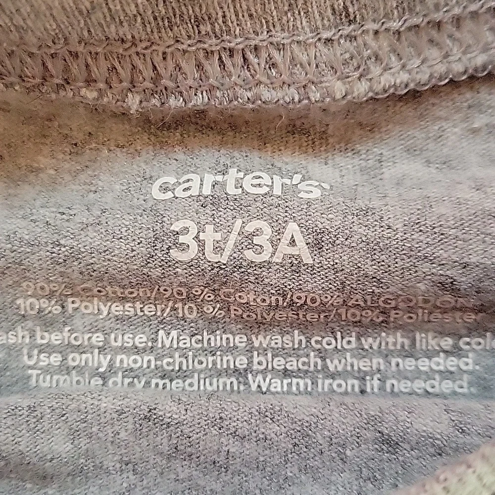 Carter's Gray Really Jawome Shark Graphic Long Sleeve Tee Size 3T